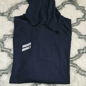Hurley Navy Long Sleeve T-Shirt Hoodie